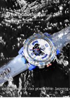 Reloj Deportivo de Moda SMAEL 8058 con Doble Tiempo Digital y Fecha Resistente al Agua con Movimiento de Cuarzo y Digital Ideal para Hombres - details 3