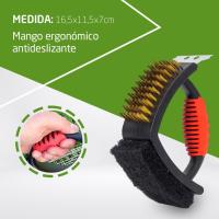 Barbacoa Portátil de Carbón Rodantes, Bandejas Laterales, Sistema de Ventilación y Depósito de Ceniza Parrilla de Acero de 57x42cm Tamaño 116,5x13,1x56cm - details 28