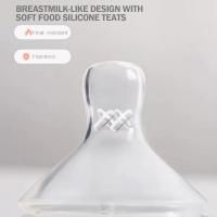Botella de leche PP anticaída y anticólicos para bebé recién nacido de 0 a 3 años, botella para niños de 150ml a 240ml, botella opcional de tres colores - details 6