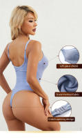 Bodysuit De Control De Abdomen Sin Costuras Para Mujeres Ajustador De Cintura Fajas Colombianas Con Funda De Tanga Slimming Underwear - details 5