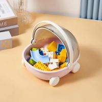 Caja de almacenamiento de escritorio con forma de cuna para bebé, cama de bebé para Labubu, contenedor de almacenamiento, bañadores - details 10