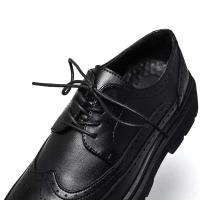 Zapatos derby de piel de vaca para oficina de negocios para hombre, Oxford, oficialmente, de cuero de microfibra, con suela gruesa - details 6
