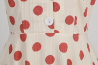 Vestido hepburn vintage de punto de onda, elegante - details 9