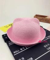 Gorra para niños, decoración de orejas para niños de verano, sombrero de Panamá ppy para niño sólido - details 20