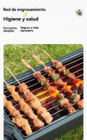 Parrilla de Barbacoa Portátil de Acero Inoxidable Equipo Completo para Use al Aire Libre en Casa - details 3
