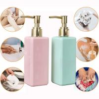 Dispensador de jabón de 250 ml, botella cuadrada de plástico para baño, champú, plato de cocina, contenedor de desinfectante para manos - details 5