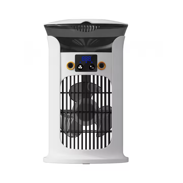 Aire Acondicionado Portátil, Mini Aire Acondicionado, 3 velocidades de viento y luces LED de 7 colores, unidad de aire acondicionado personal para habitación y oficina - 1