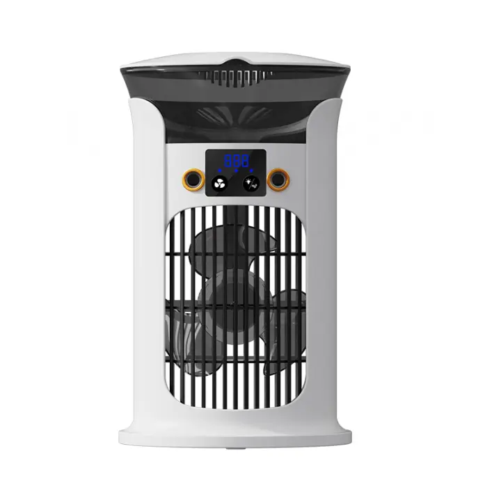 Aire Acondicionado Portátil, Mini Aire Acondicionado, 3 velocidades de viento y luces LED de 7 colores, unidad de aire acondicionado personal para habitación y oficina - 1
