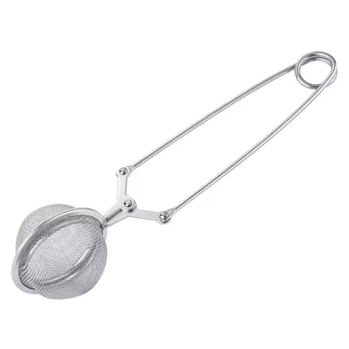 Filtro de juego de infusión de té con mango de bola psure de acero inoxidable, condimento para el hogar - 1