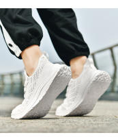 Verano transpirable malla deportes ocio suela blanda correr zapatos antideslizantes y resistentes al desgaste, zapatos de viaje ligeros para hombres - details 12