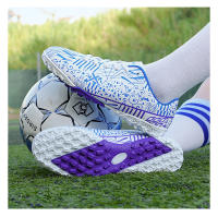 Zapatos de fútbol para hombre, botas de fútbol para exteriores, zapatos de tacos de fútbol para niños, zapatillas de entrenamiento antideslizantes transpirables, entrenadores de Futsal de césped - details 28