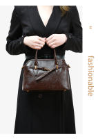 Bolso retro de lujo, de gran capacidad, versátil, de hombro, a la moda, sencillo, informal, bolso de mensajero. - details 2