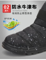 Nuevas botas de nieve, zapatos de algodón cálidos de terciopelo para exteriores - details 7