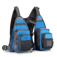 Chaleco de pesca transpirable con correa de hombro ajustable, múltiples bolsillos para kayak, canoa, Roca, mar y río - details 3