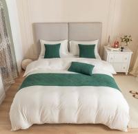 Carrileras Decorativas Para Cama con Patrón de Concha en Terciopelo Nuevo Diseño en Color Gris Rosa Amarillo Azul Verde Material Poliéster Hecho en China - details 0