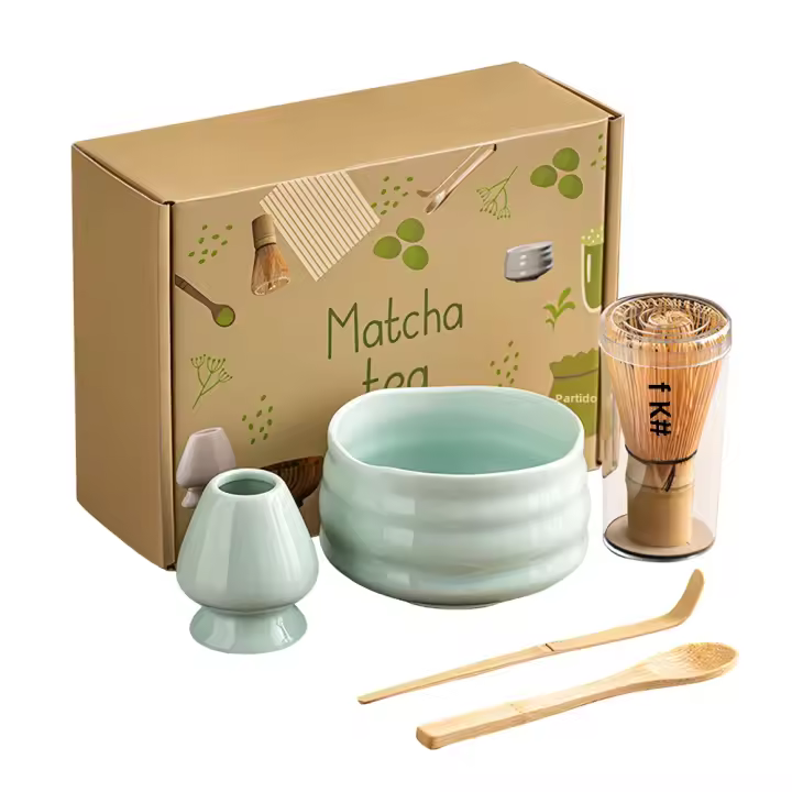 Juego de Utensilios Dispensadores de Té de la Dinastía Song, Herramientas para Té Matcha, Agitador de Té Matcha, Juego de Té Matcha Japonés Hyakumono Lee - 1