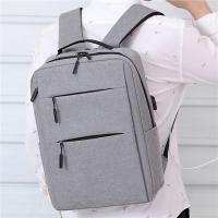 Mochila impermeable multifuncional para hombre, bolsa para ordenador portátil de negocios, con carga USB, de nailon, informal, 2 unidades - details 0