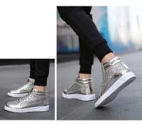 Zapatillas Retro de buena calidad para hombre, zapatos dorados de tendencia a la moda con cierre de cordones, forro de malla para temporada de otoño - details 28