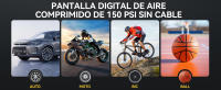 Arrancador de batería de coche, bomba de 150PSI, compresor de aire, Banco de energía de 21800mAh, dispositivo de arranque de 5000A, inflador de neumáticos Digital de 12V - details 4