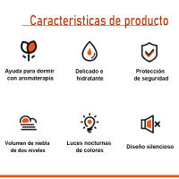 Humidificador de aire ultrasónico de 100ML con difusor de aceite esencial y luz LED de 7 colores tubo largo de cobre rojo loto protección contra sobrecalentamiento - details 7