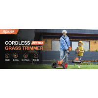 Recortadora inalámbrica Weed Wacker -GUIFIN Cortacésped de 21 V con 2 baterías de iones de litio de 2,0 Ah y 3 tipos de cuchillas de corte, potencia compacta - details 0