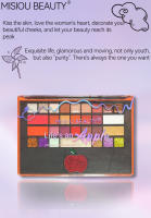 Maquillaje de color Color tierra Mate nacarado Brillo fino natural 30 colores Destacado en constante cambio Contorno Rubor Sombra de ojos Placa integrada - details 1