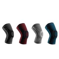 Rodilleras de silicona de alta elasticidad, soporte para codo, rodilleras deportivas transpirables, cubiertas para piernas, rodilleras de compresión para Yoga, 1 par - details 4