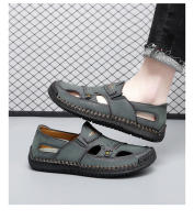2025 nuevo verano Baotou sandalias de hombre transpirable Casual zapatos de playa huecos grandes - details 20