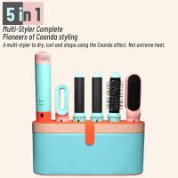 Secador de Peluo 5 en 1 Multistyle Diseño Nuevo, Estilizador de Peluo con Barril Rizado, Cepillo de Aire Caliente, Equipo de Belleza Multistyler - details 0