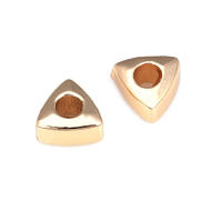 Pulseras de Triángulo de Latón Dorado 18K Abalorios de Espaciado para Hacer Joyería DIY - details 12