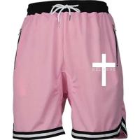 Pantalones de Baloncesto Cruzado para Hombres Línea de Malla de Secado Rápido Cintura Elástica - details 7