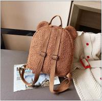 Mochila de felpa, bolso de mujer, nueva versión coreana, súper linda mochila con orejas de oso, mochila para niñas, bolso padre-hijo. - details 51