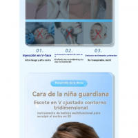 Rodillo de adelgazamiento Dios V dispositivo cara instrumento de masaje casero micro-corriente pequeña papada instrumento facial de masaje instrumento de belleza - details 2