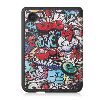 Funda de Cuero Pintado Cubierta Protectora Inteligente para Ebook Kobo Clara 2E 2022 - details 6