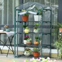 Cubierta de Mini Jardín de Plástico PVC Anti-UV y a Prueba de Viento Reemplazo de Cubierta de Invernadero de 4 Capas Artículos Normales para Exteriores y Jardín - details 2