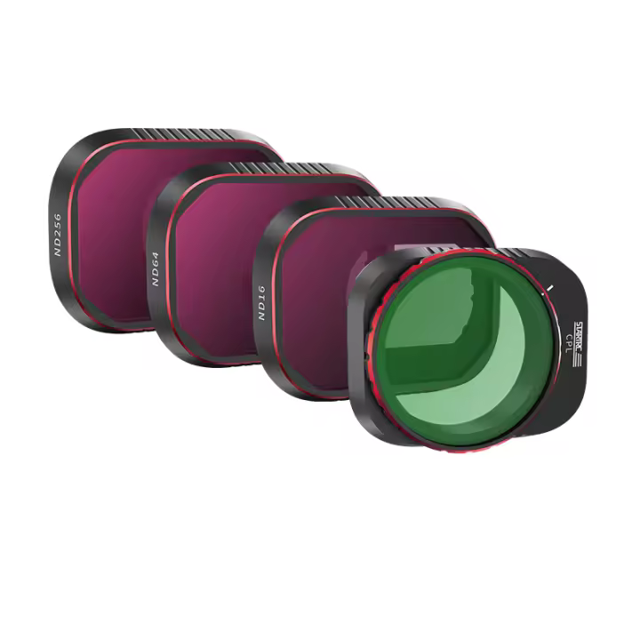 Kit de Filtro de Densidad Neutra DJI Mini 4 Pro Set de 4 Filtros de Cámara de Acero Aleado - 1