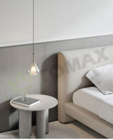 TOMAXIN-araña de cristal de doble capa, posmoderno, simple, cónico, 20 cm, decoración interior para el hogar, restaurante, cabecera, dormitorio - details 2