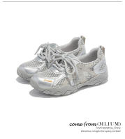 Verano nuevo cómodo y transpirable Forrest Gump zapatos mujer 2025 moda versátil casual zapatos de mujer plataforma deportes papá zapatos mujer - details 4