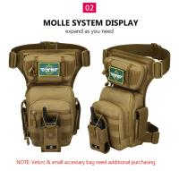 Bolsa de Pierna Táctica de Combate Bolsa de Cinturón Utility para Hombres - details 1
