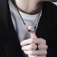 Cadena Acero Inoxidable Hombre, Diseño de Combinación Premium, Estilo Hip Hop Versátil, Collares Exclusivos y Agradables para Hombre, Colgante Hombre, Regalos para Hombre - details 9