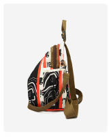 Mochila de viaje cruzada de doble uso para mujer, nueva mochila de viaje de gran capacidad con estampado de marca de moda, 2024 - details 13