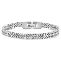 Pulsera de Acero Inoxidable Personalizada para Hombre - -Pulsera Personalizada - Mensaje Oculto - Regalo de Navidad para Él Pulsera Promesa Hombre - details 2