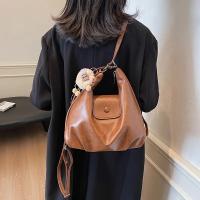 Bolso Tote para Mujer, Bolso de Hombro de Gran Capacidad para Viajes Diarios, Mochila Versátil con Cierre de Cremallera, Diseño Ligero en Negro, Café, Marrón Claro - Acabado con Pintura en los Bordes - details 6