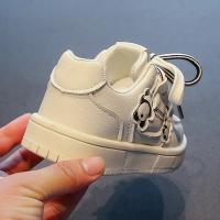 2025 primavera nuevos zapatos casuales para niños moda estilo coreano fondo suave antideslizante versátil Chic escuela Pu zapatillas de deporte - details 7