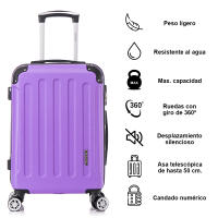 Maleta Cabina ABS 55x40x20cm 40L - 20 Pulgadas - Ruedas Giratoriasdoblescon360ª - Ryanair Vueling Iberia Wizzair - details 1