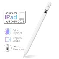 Apple Pencil USB-C 2 1 Carga Inalámbrica Reversa de Palma Para iPad 2022-2018 Material de Plástico - details 0