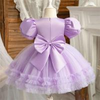 Vestido de Princesa Rosa de Esponja Primera Comunión Aniversario de Niño Fiesta de Boda - details 17