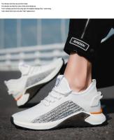 Nuevos zapatos informales para hombre, zapatillas simples de verano en blanco y negro, zapatillas transpirables a la moda, zapatos invisibles con aumento de altura de 6/8/10cm - details 13