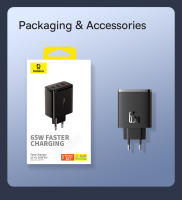 Baseus Cargador GaN 65W Carga Rápida Portátil para iPhone 16, 15, 14, Laptops - details 15