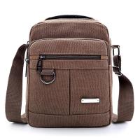 Bolso de hombro de lona para hombre, bandolera de lona de estilo coreano, para viajes de ocio al aire libre, bolso de hombro portátil - details 5